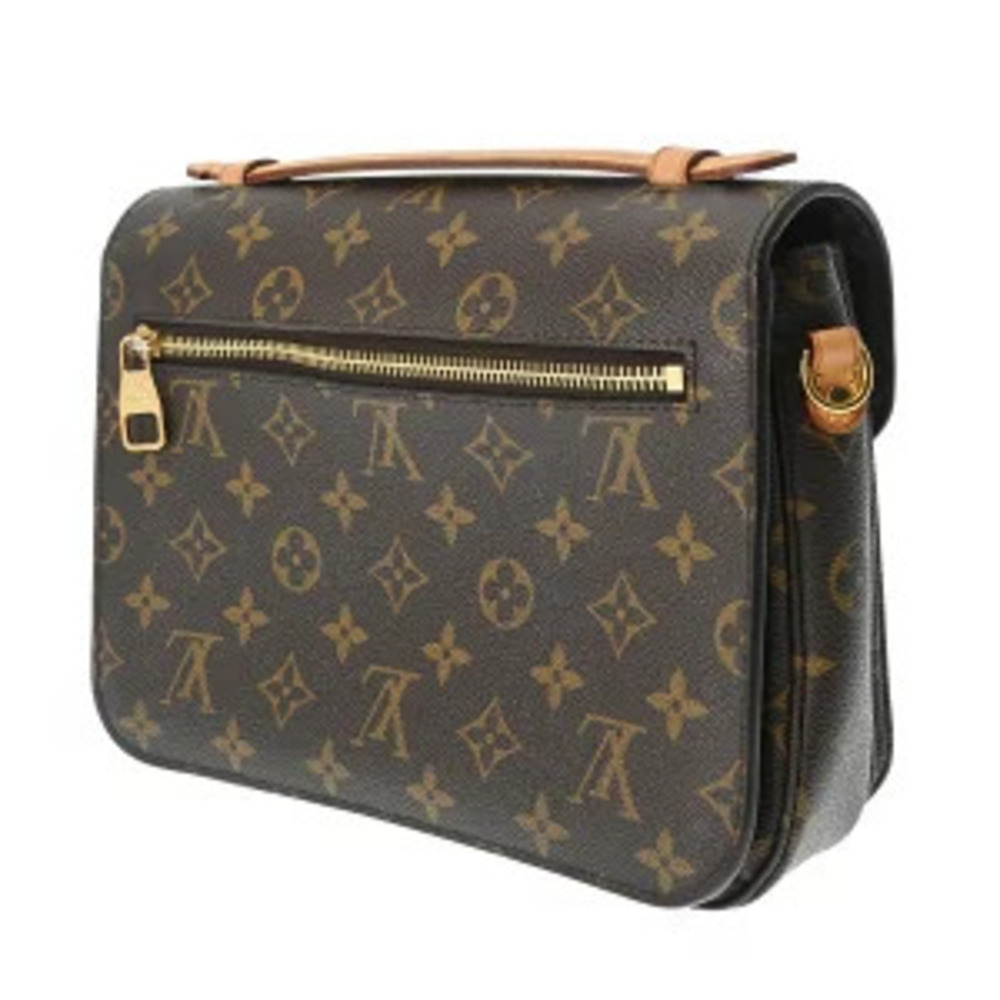 Louis Vuitton Monogram Pochette Metis Brown Canvas Handbag